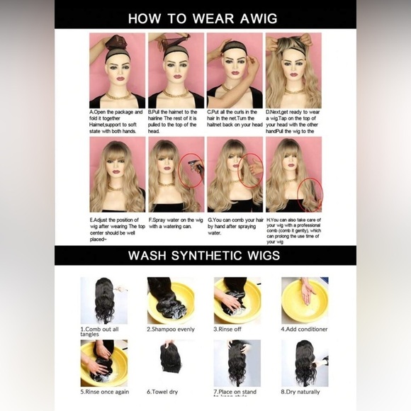 Balayage Wavy Blonde Wig - Picture 5 of 6